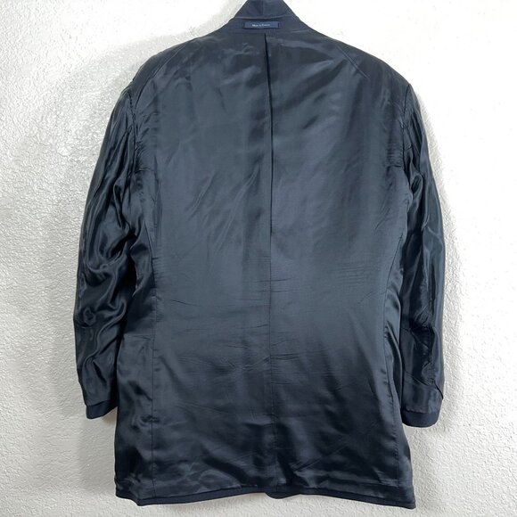 Ralph Lauren RRL Navy Check 2pc 100% Wool Suit Men's Size 42R/W35 - Picture 8 of 12